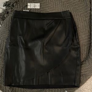 NWT Express leather skirt